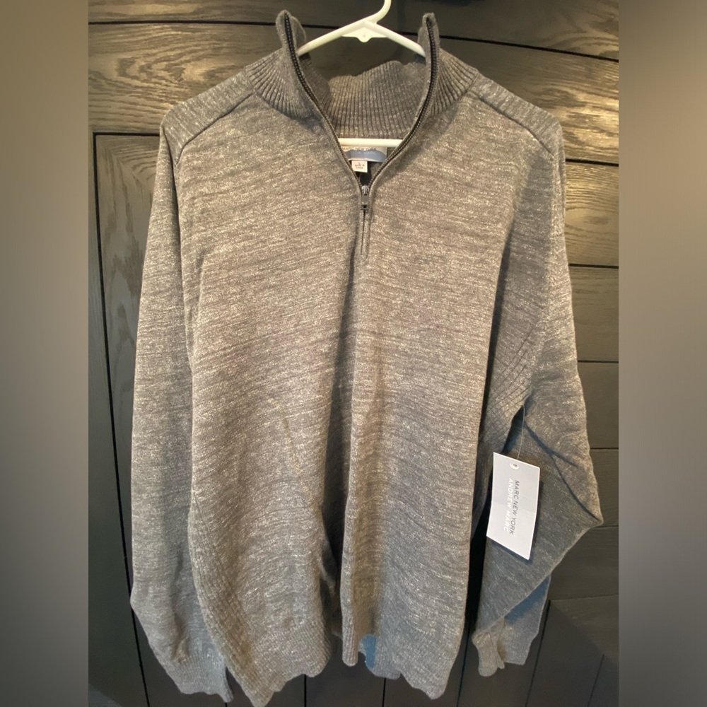 Marc New York NWT Zip Sweater 
Size L